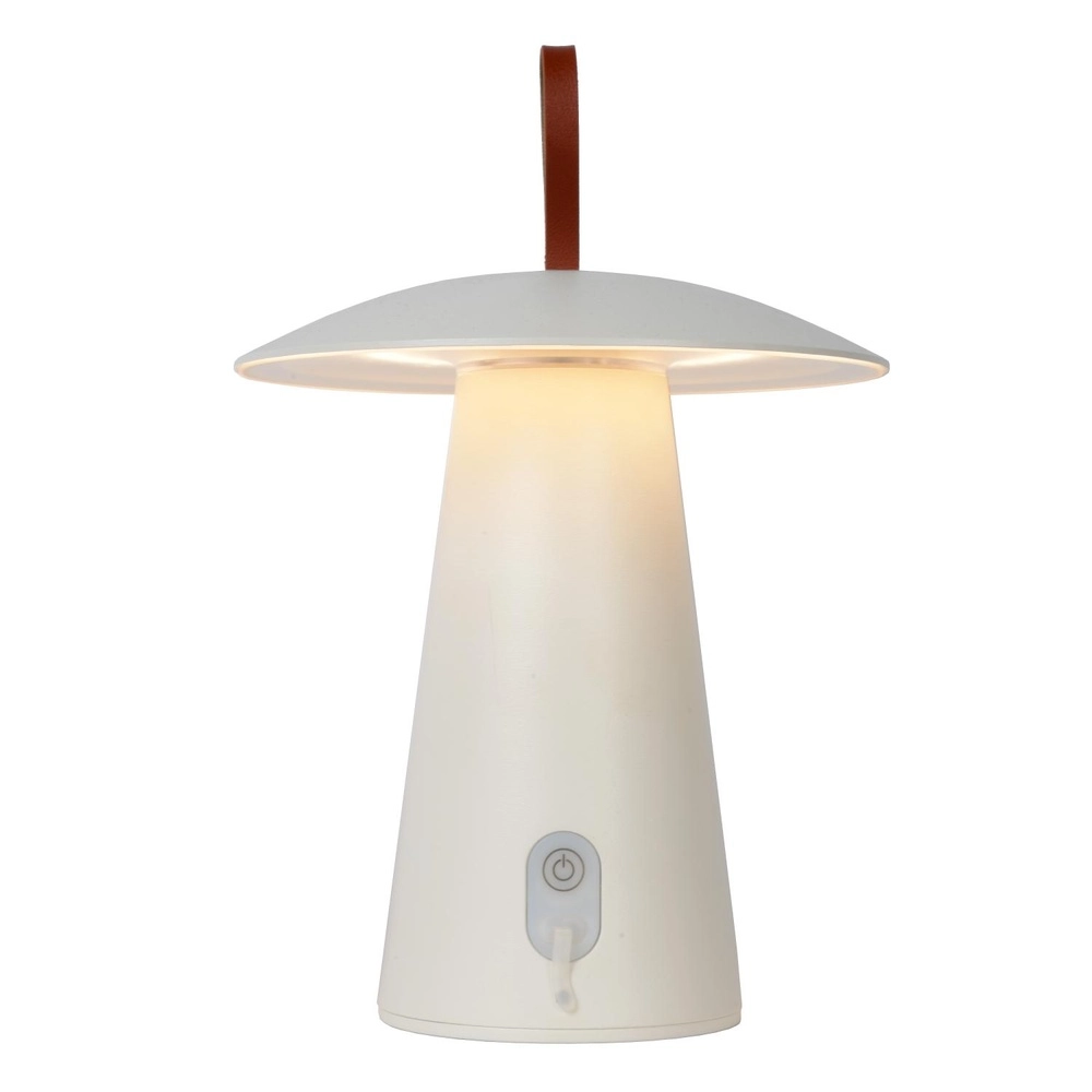 Lampe de table blanche La Donna Rechargeable Lucide 5411212271778