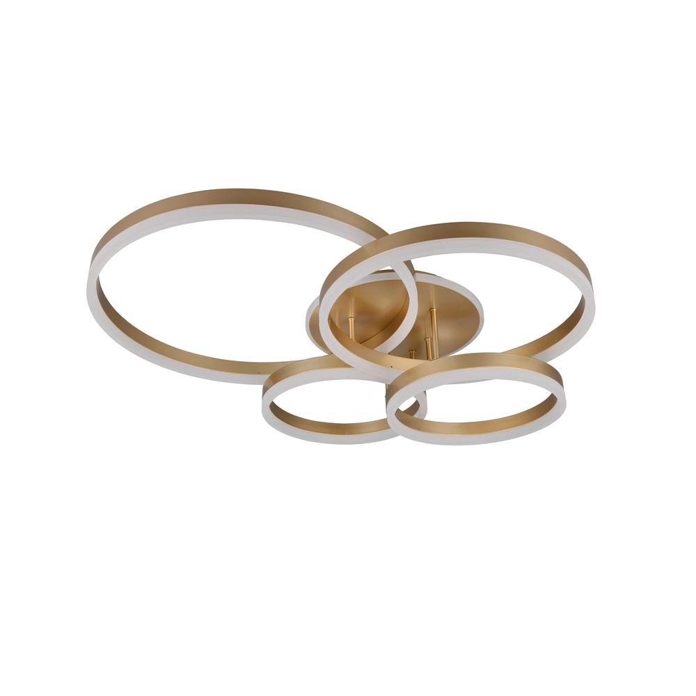 Plafonnier Drake Or Moderne Trio 4017807657814