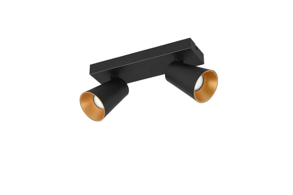 Spot double en saillie Sharp noir Trio 4017807613063