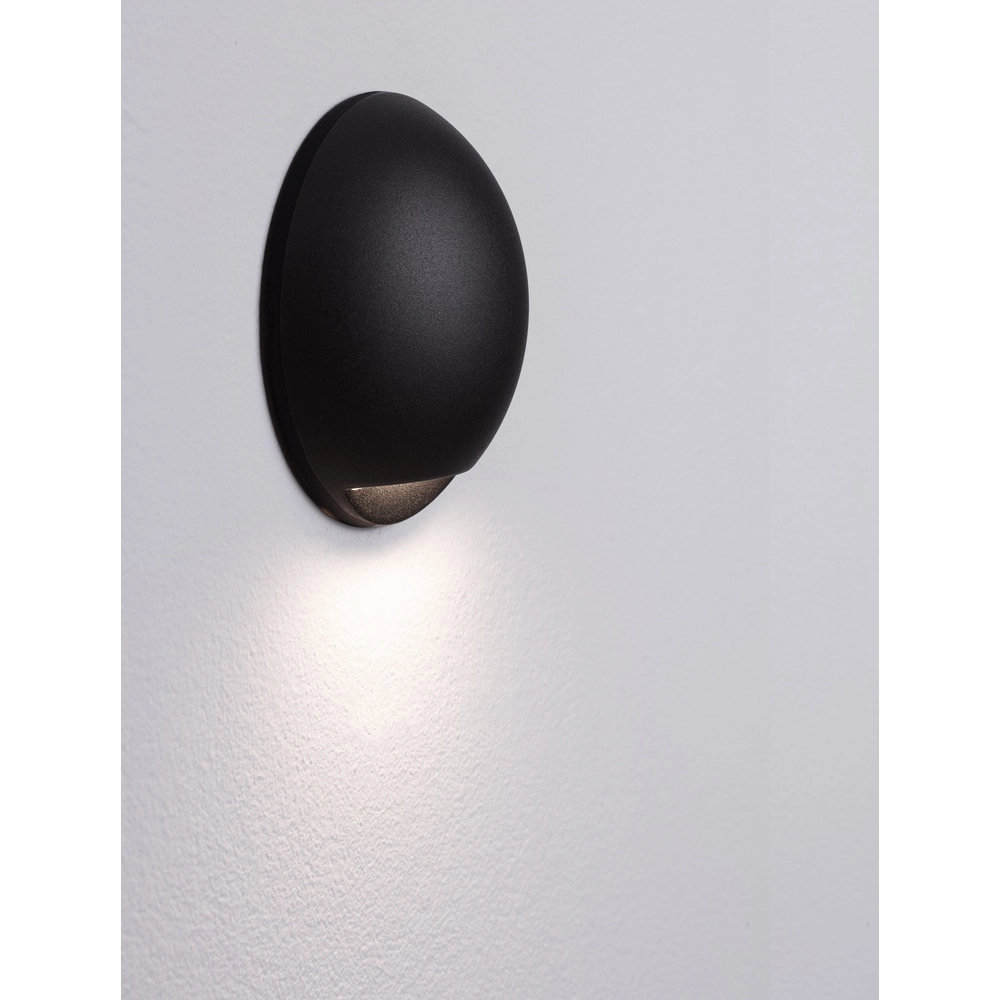 Applique murale Passo Simple, Noir Applique murale Passo Simple, Noir