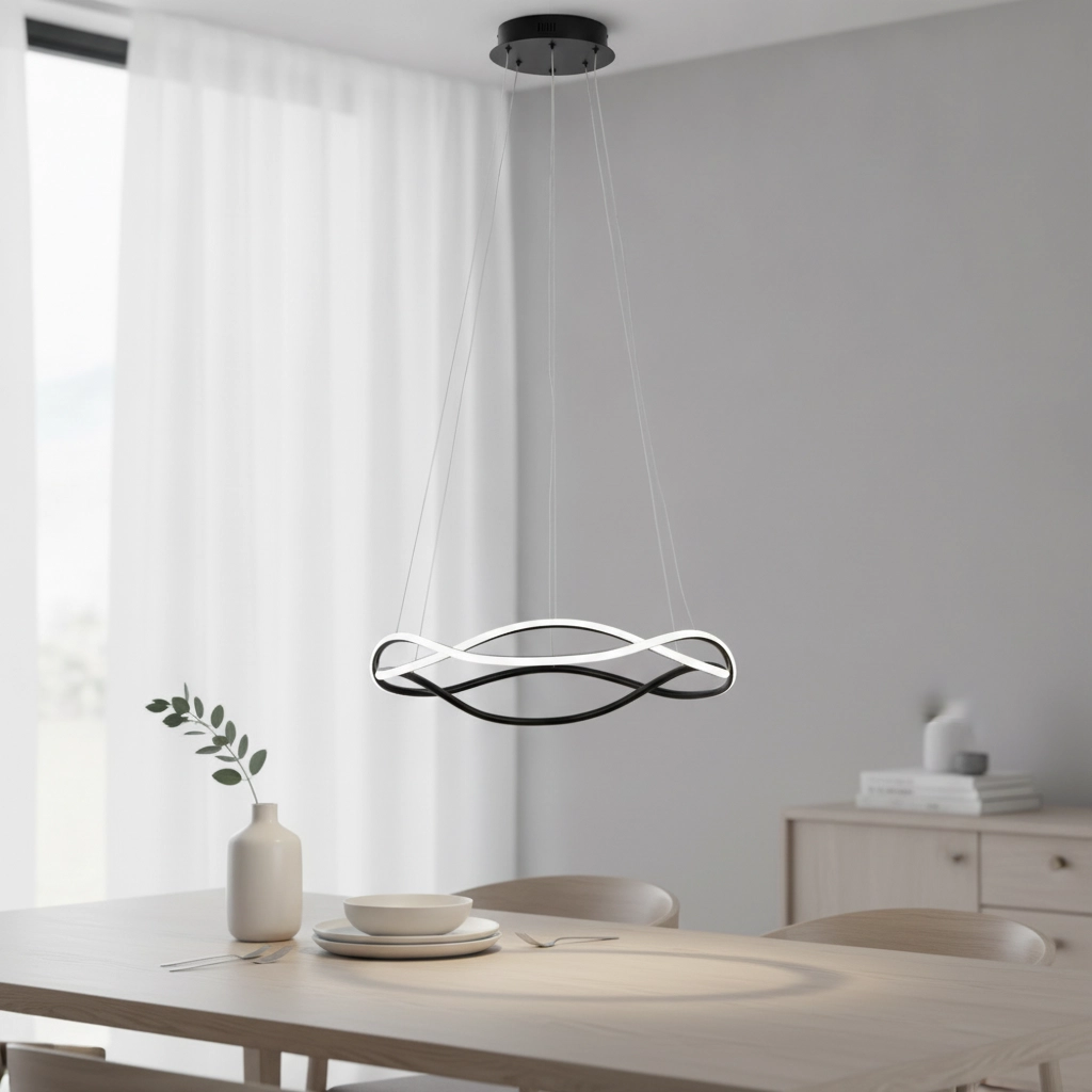 Suspension design Jinal noir Ø 60cm