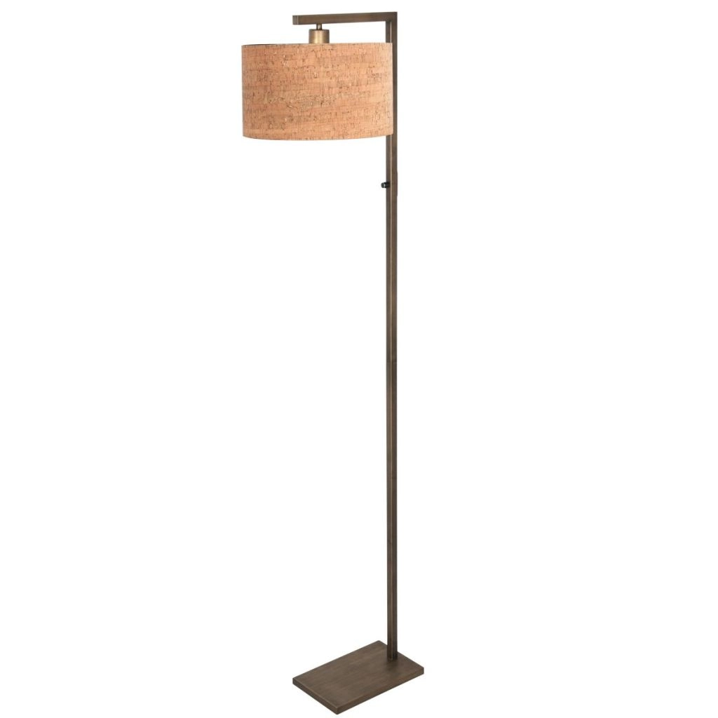 Lampe sur pied en bronze Stang avec un bouchon en liège