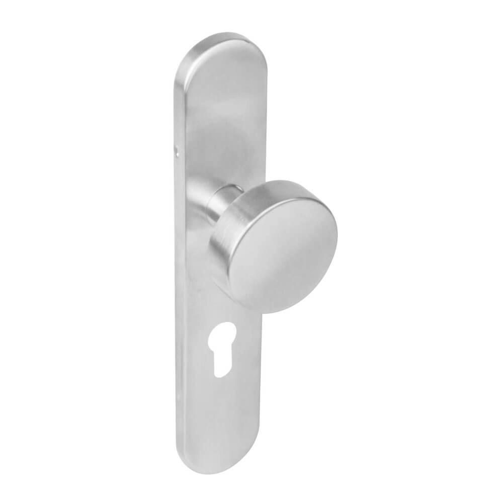 Poignée de porte ovale Kurano PC 55mm acier inoxydable