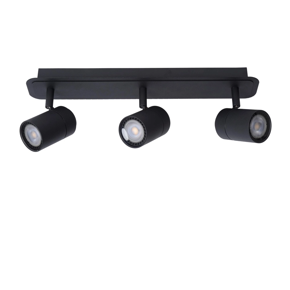 Projecteur de plafond Lennert Noir à 3 lumières