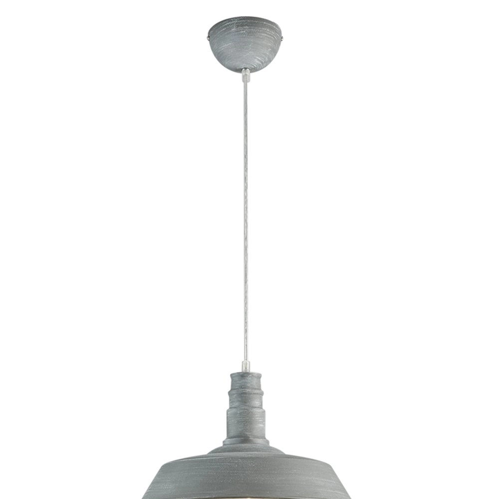 Lampe à suspension Will gris béton Trio 4017807346305