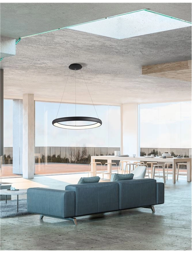 Suspension design Albi noir Ø 61cm Lyora 5212017416872