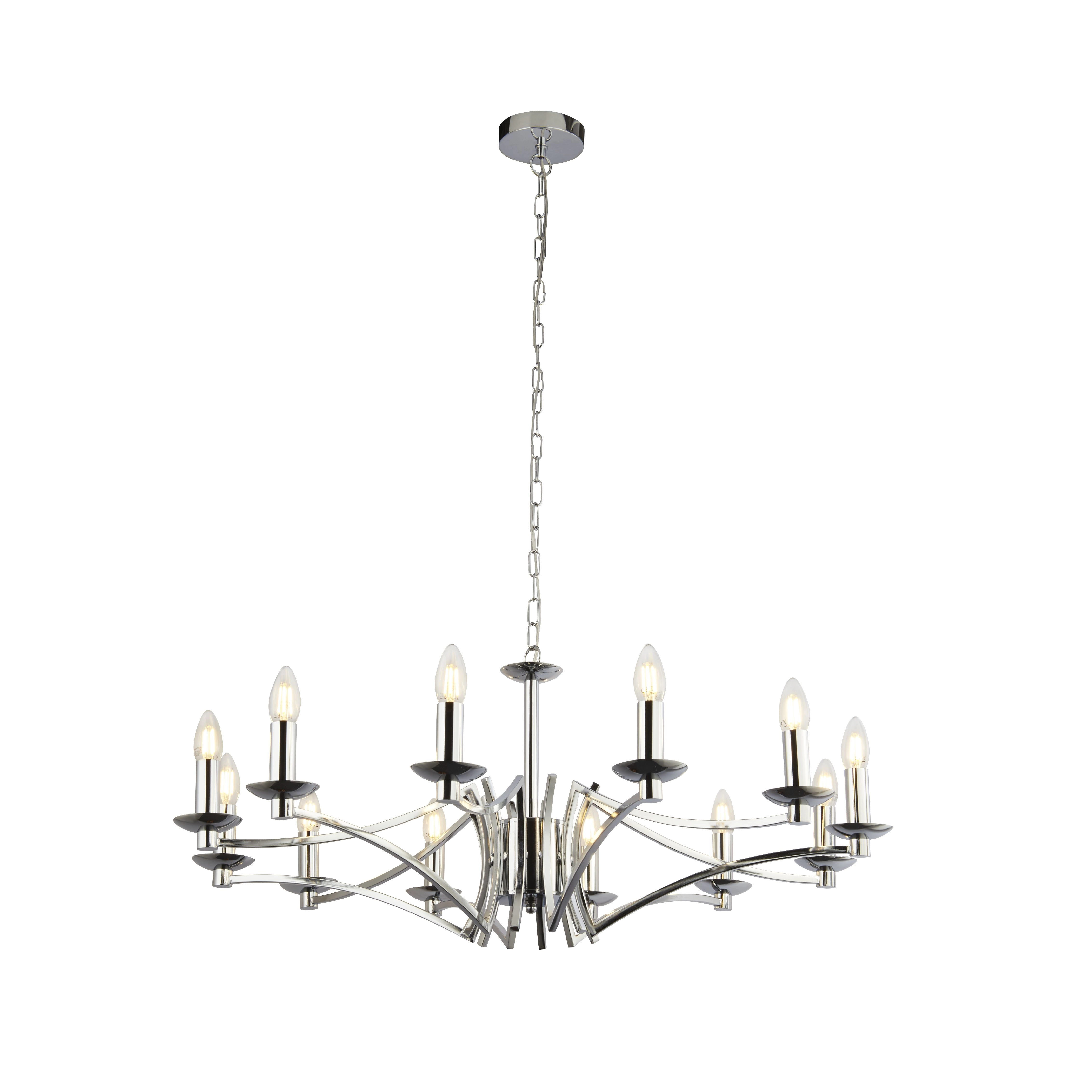 Lustre 12 lumières Ascot Searchlight 5053423174174
