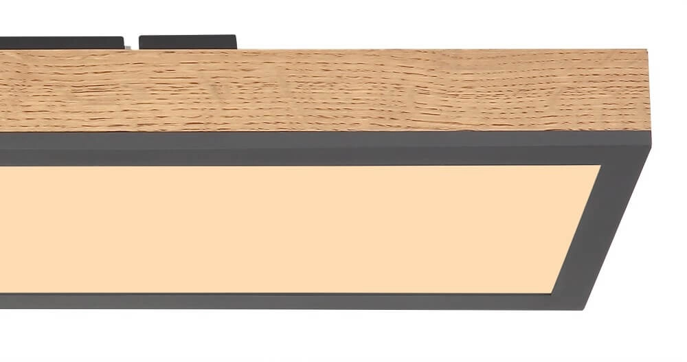 Plafonnier LED en bois Doro 60x15cm Globo 9007371417780
