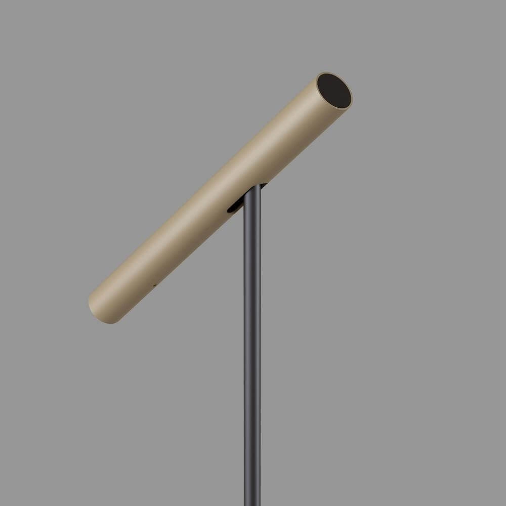 Lampadaire design Kansas Noir avec champagne Artdelight 8720701102521