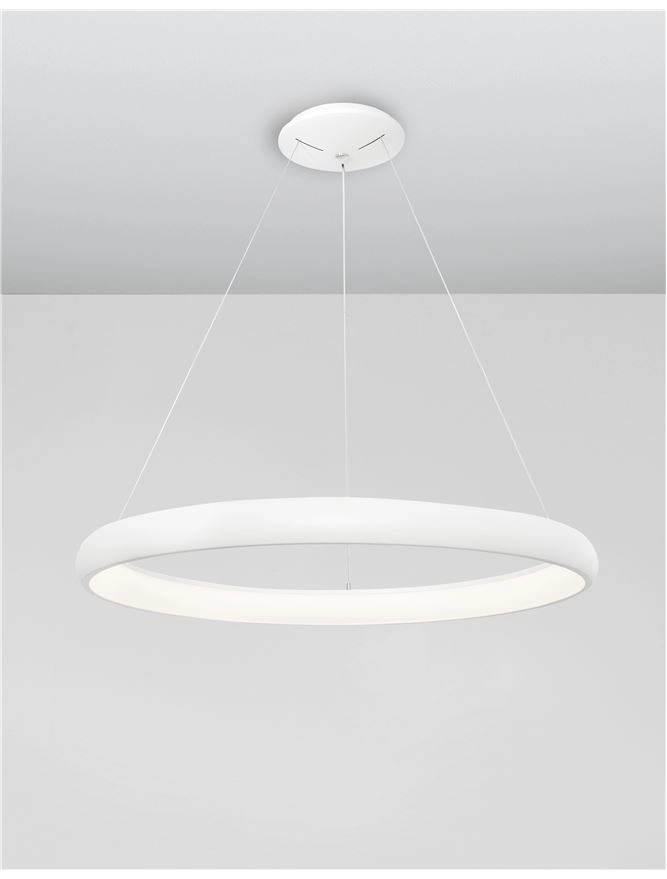 Suspension design Albi blanc Ø 61cm Suspension design Albi blanc Ø 61cm