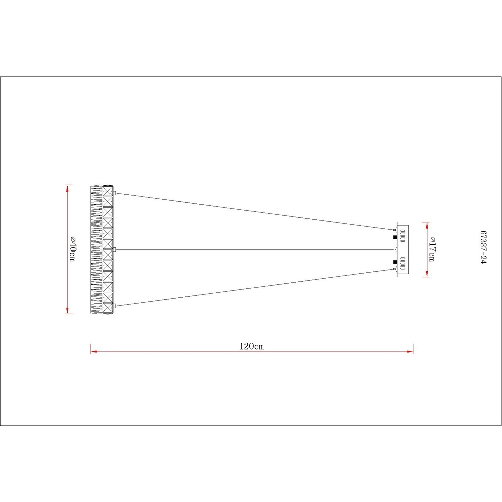 Lampe suspendue Laurel Chrome Globo 9007371566778