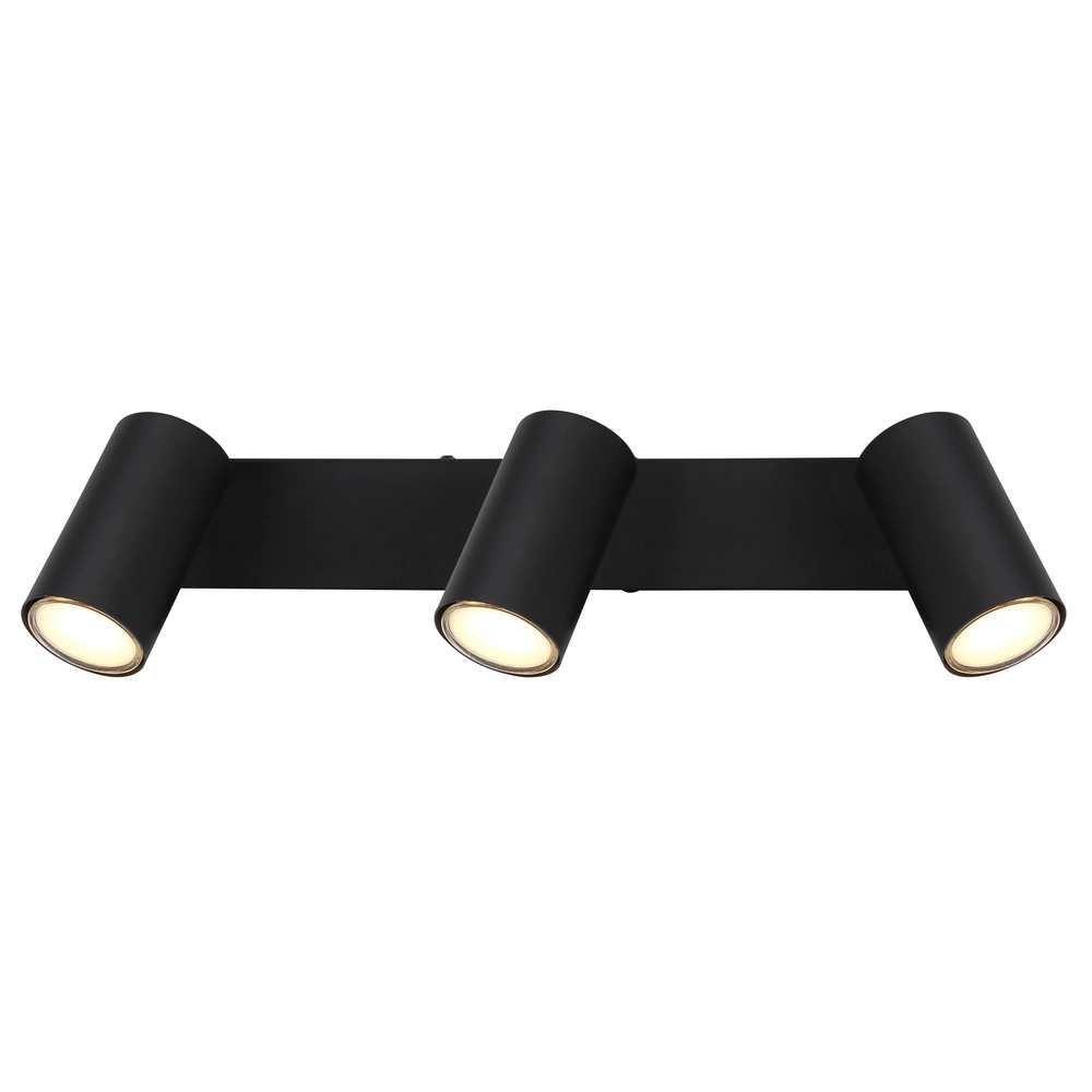 Lampe de plafond à 3 lampes Robby Noir Globo 9007371439522