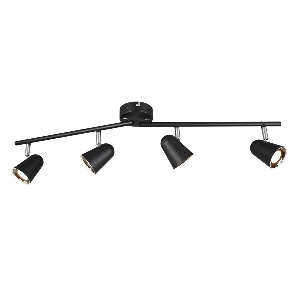 Spot de plafond Toulouse Noir Trio 4017807425192