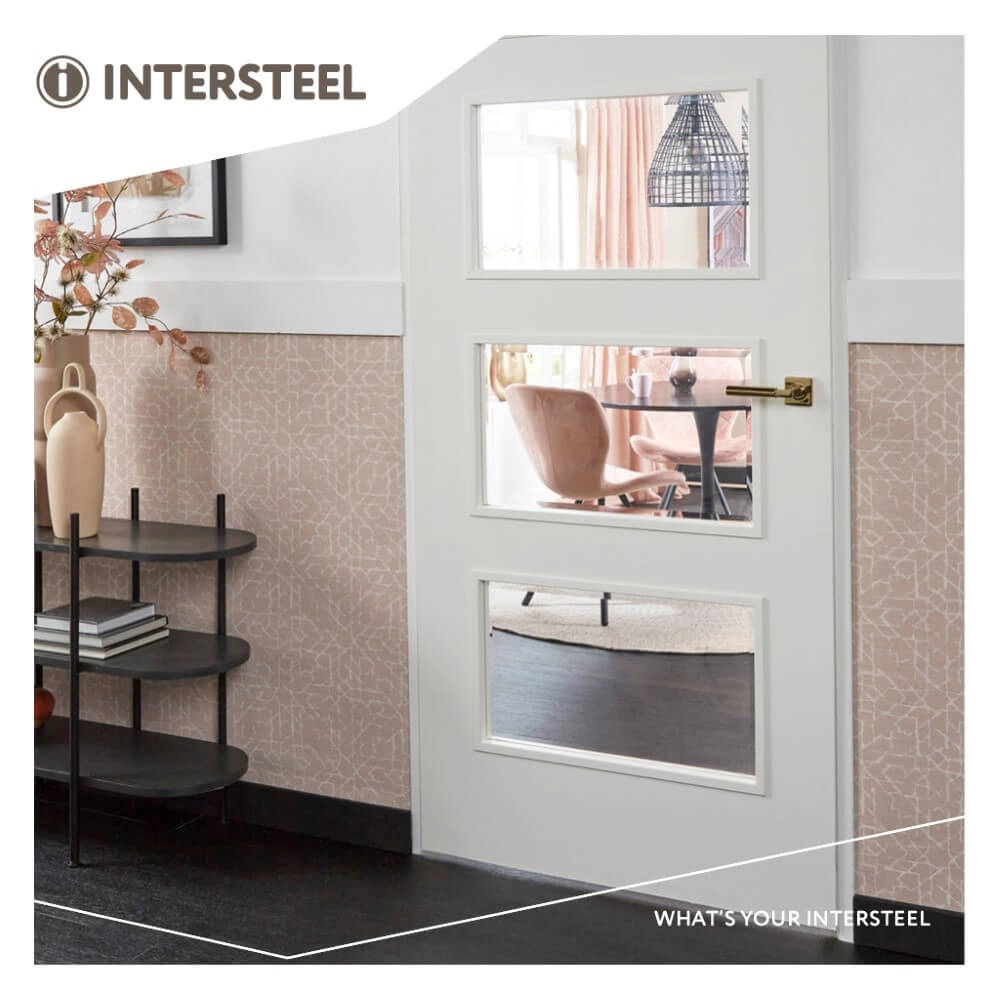 Poignée de porte étanche Bau-Stil Carré en laiton Intersteel 8714186557525