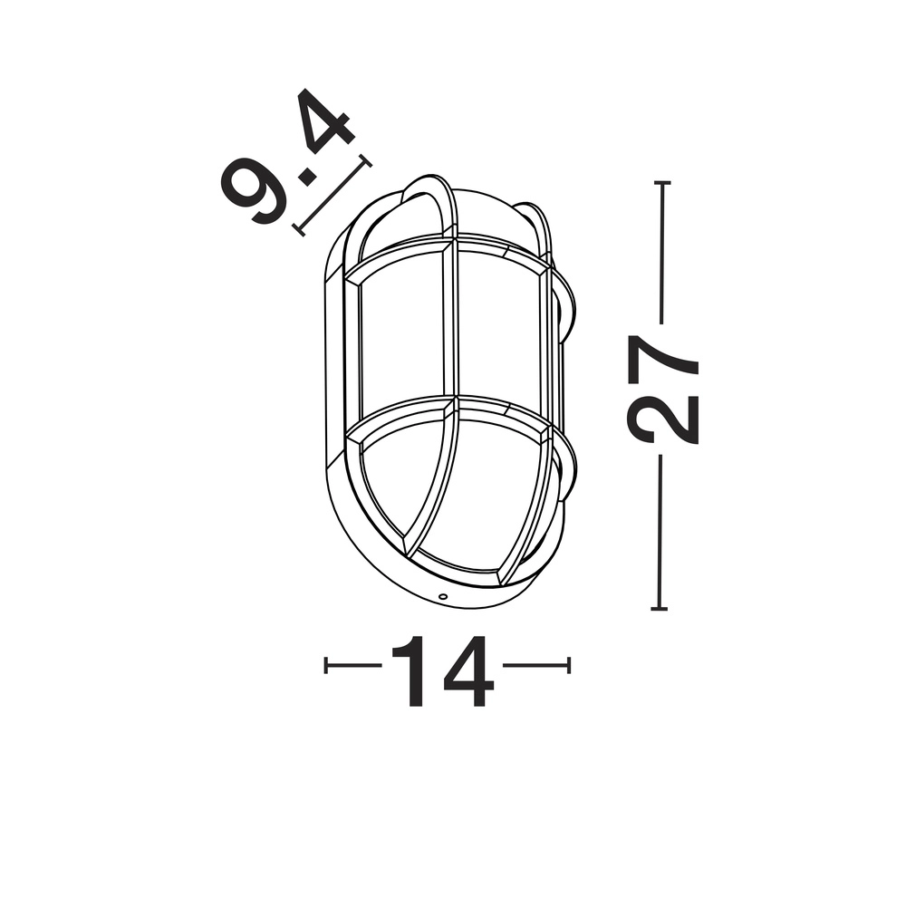 Cloison Amel Anthracite classique Lyora 5212017449399