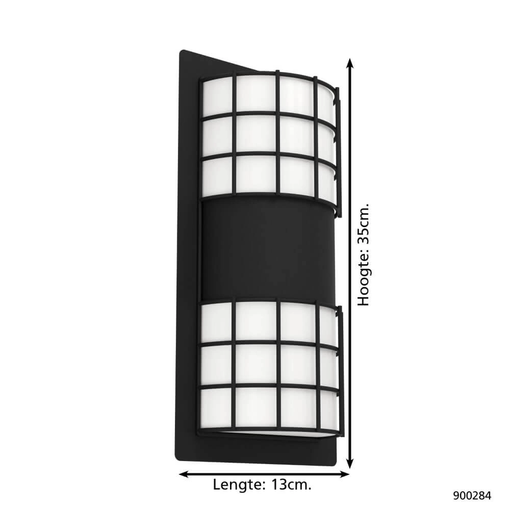 Lampe d'extérieur noire Cistierna 2 Eglo 9008606231546