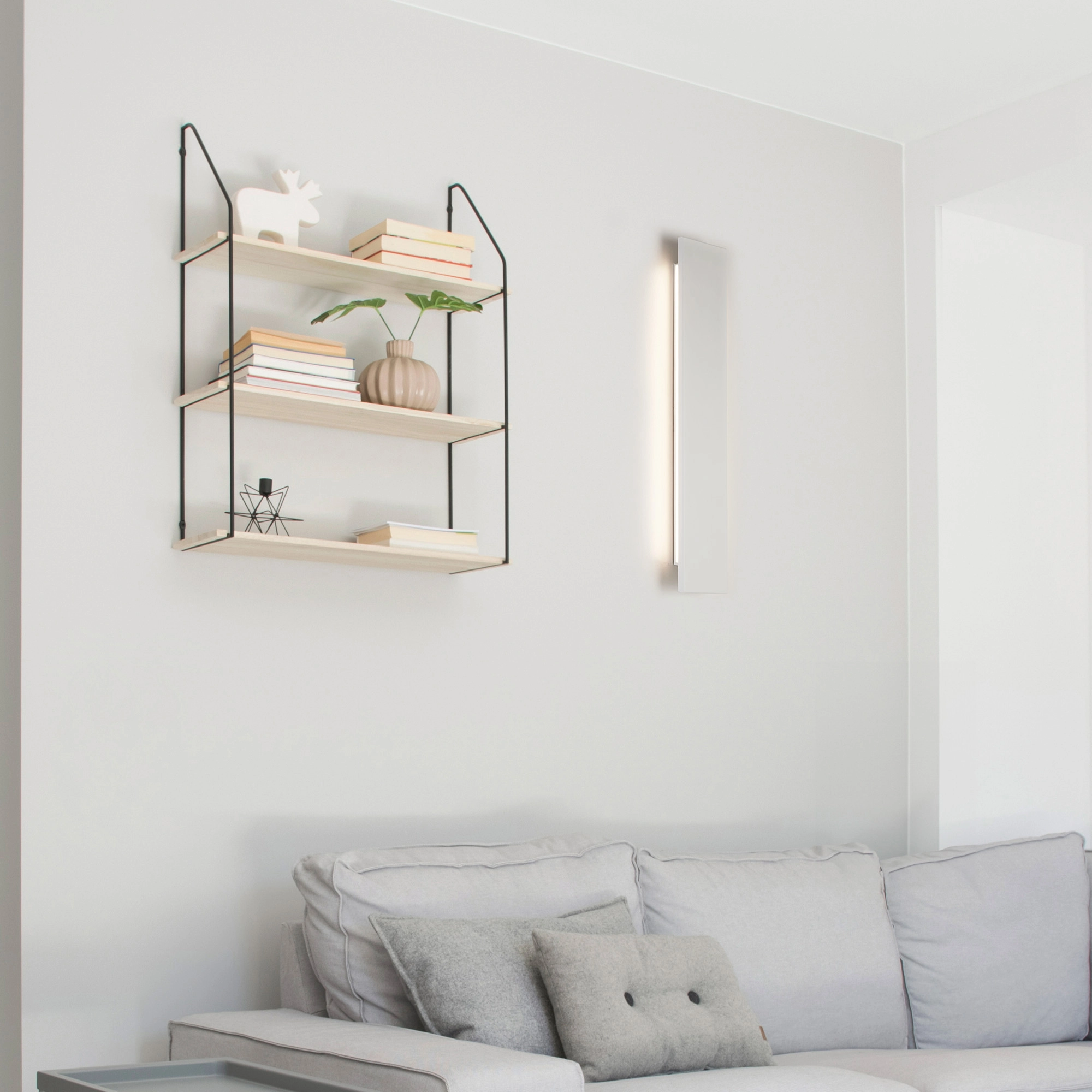 Lampe murale de conception Vavin blanc 60 cm Lyora 5053423317229