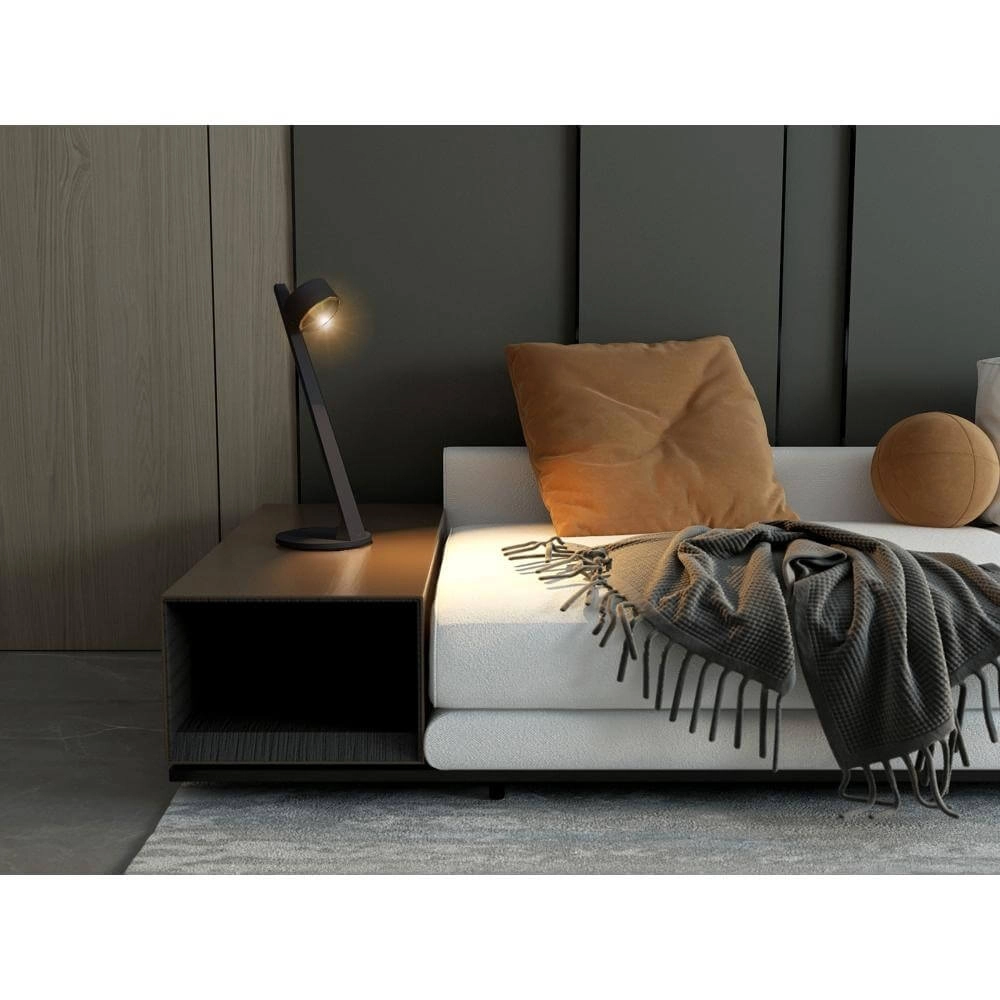 Lampe de table moderne Omega noir Artdelight 8720701100336