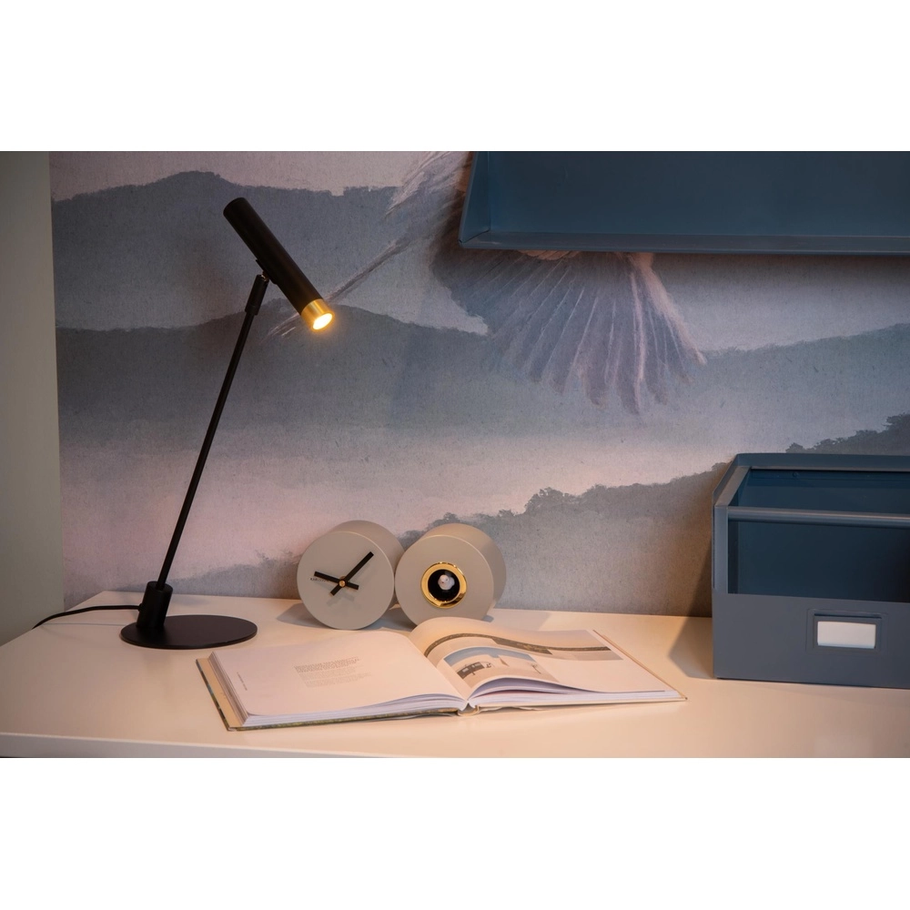 Lampe de bureau Alec Noir de conception Lucide 5411212031969