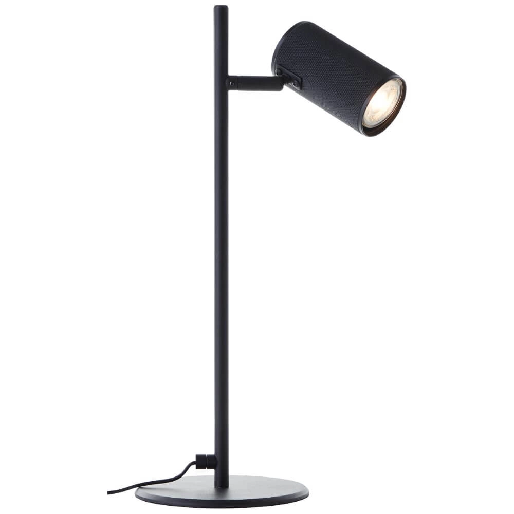 Lampe de table noire Marty conception Brilliant 4004353438288