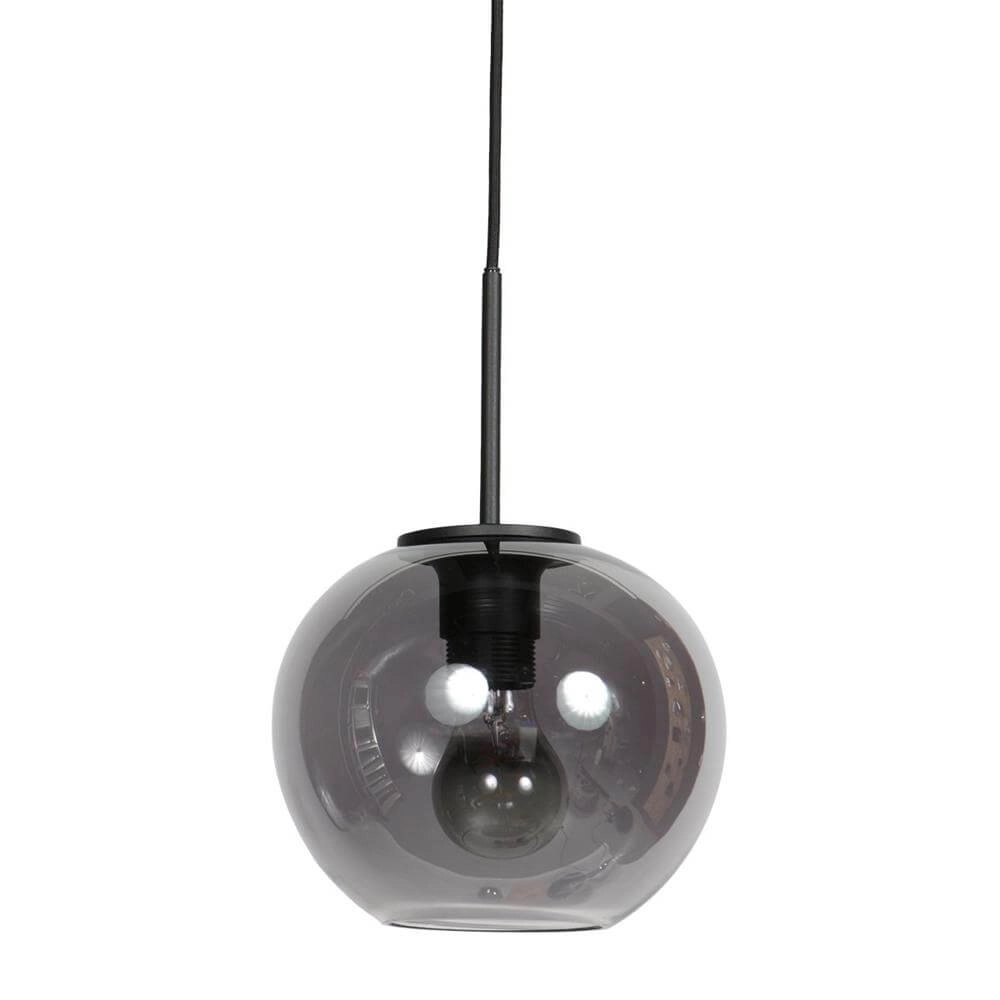 Suspension HaloSwap avec 1 boule de verre à fumée Ø 20cm Steinhauer 8712746179736
