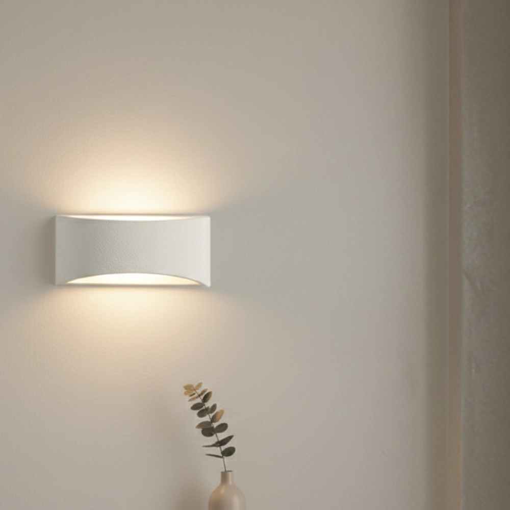 Applique murale unique Anello blanc