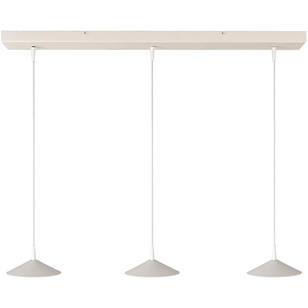 Lampe pendante à 3 lampes Ceppo blanc Ø 18cm