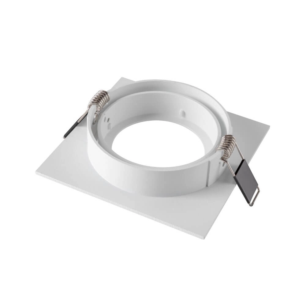 Anneau de montage New Tria 95 carré blanc - sans raccord SLV 4024163277198