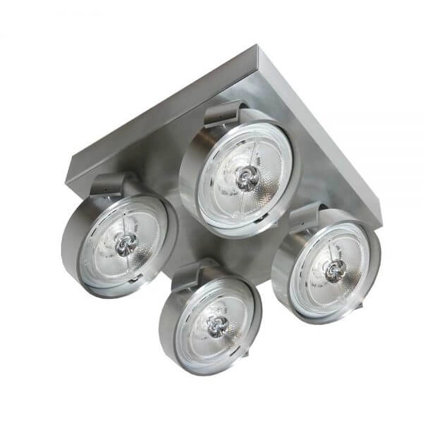 Spot 12 volts Dutchess 4 lumières, gris Artdelight 8719831732449