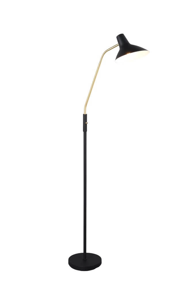 Lampe de lecture sur pied Traveller noir Trio 4017807613735