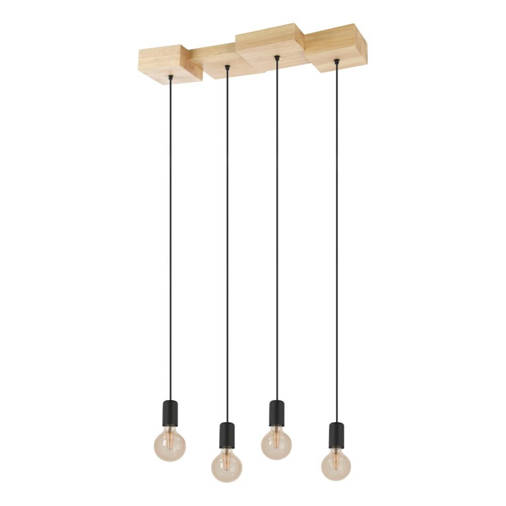 Lampe suspendue 4 lumières Halkin conception