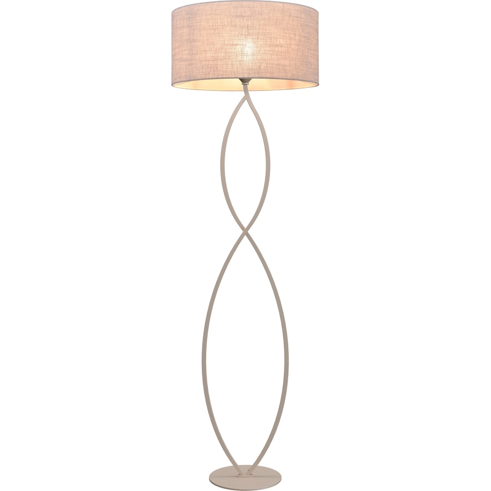 Lampe de pied Terry Duno Terra beige
