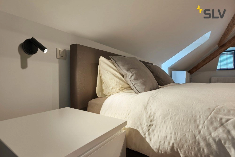 Applique murale LED Karpo noir SLV 4024163166751