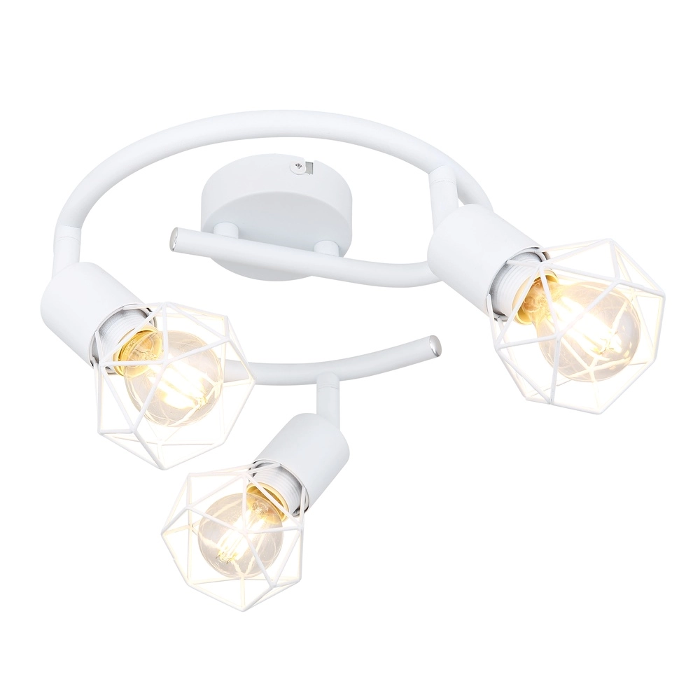 Lampe de plafond Xara I Blanc à 3 lumières