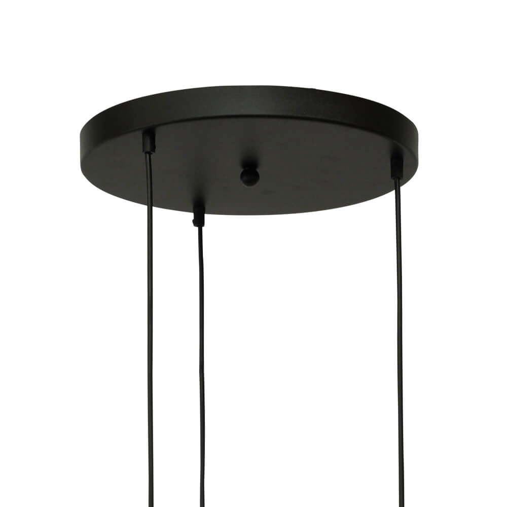 Lampe suspendue Lava 3x verre transparent Masterlight 8718121286389