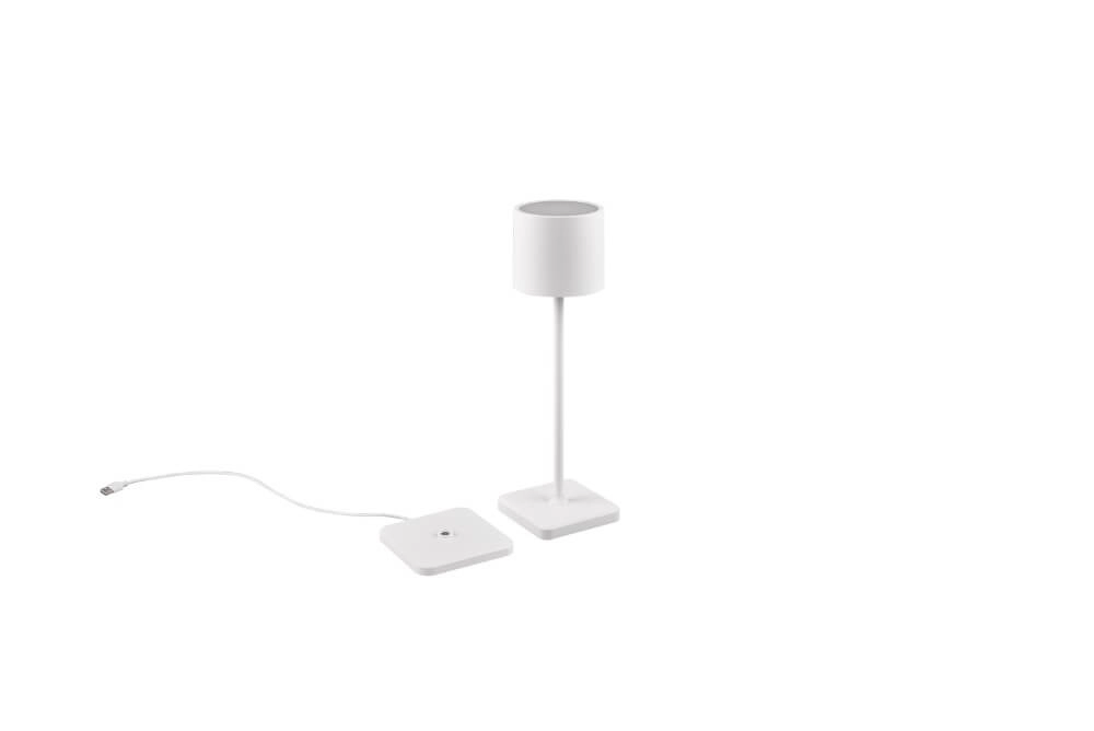 Lampe de table rechargeable Fernandez blanc Trio 4017807564327