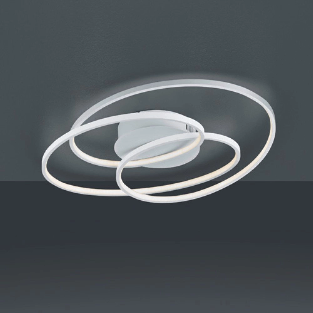 Plafonnier moderne Gale blanc Trio 4017807452235