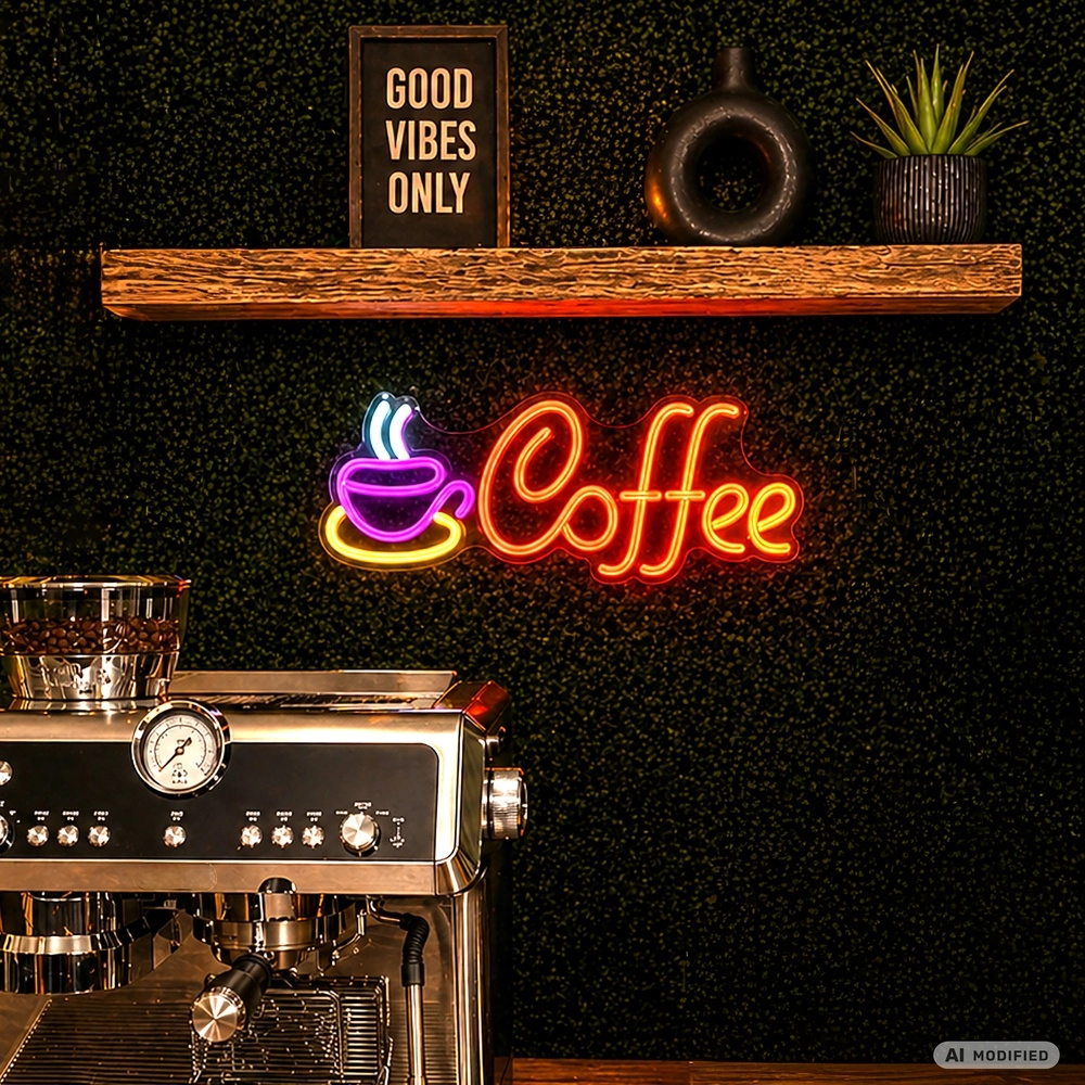 Lampe murale au néon Neon-Tales « Café » Brilliant 4004353477836