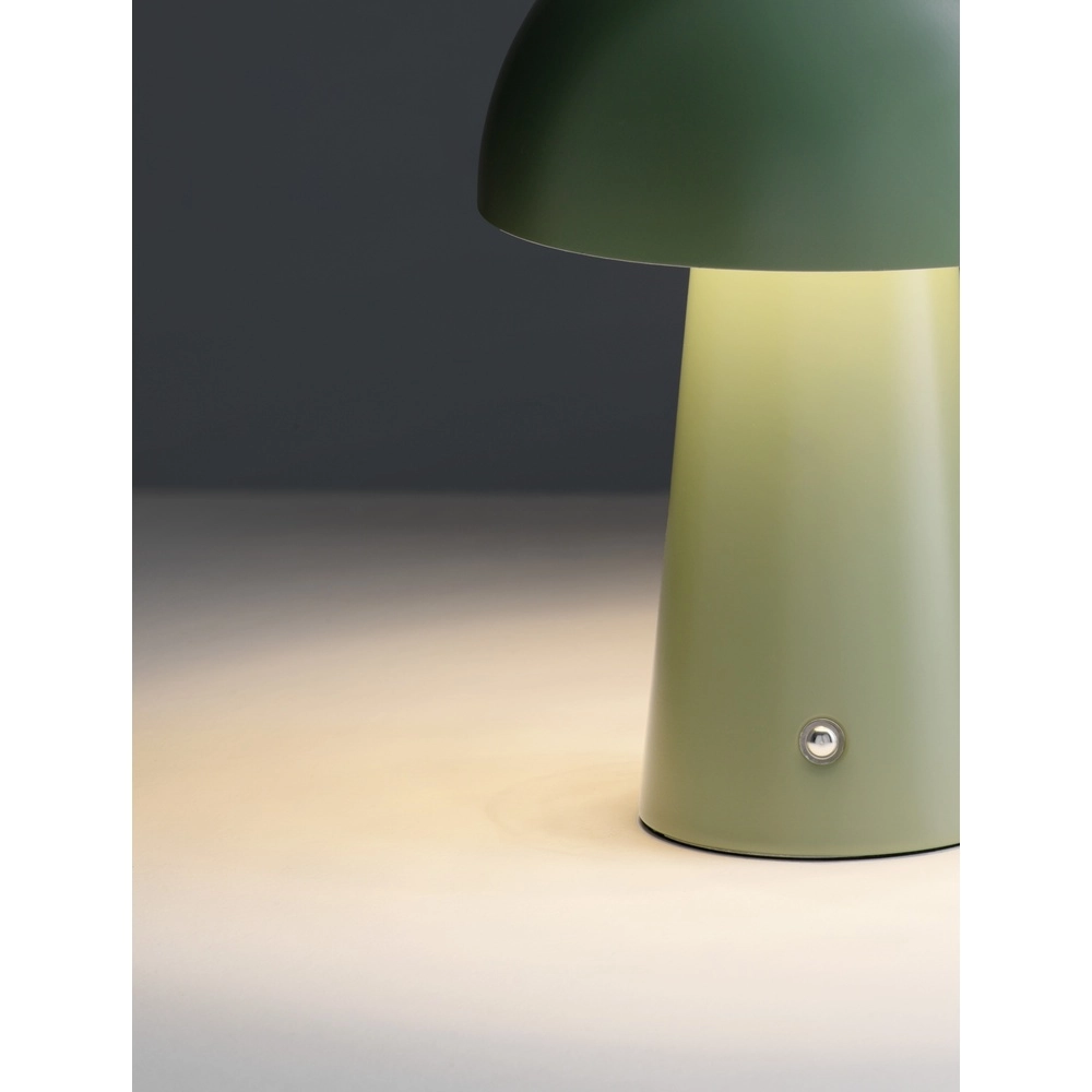 Lampe de table rechargeable Ande vert Lyora 5212017472106