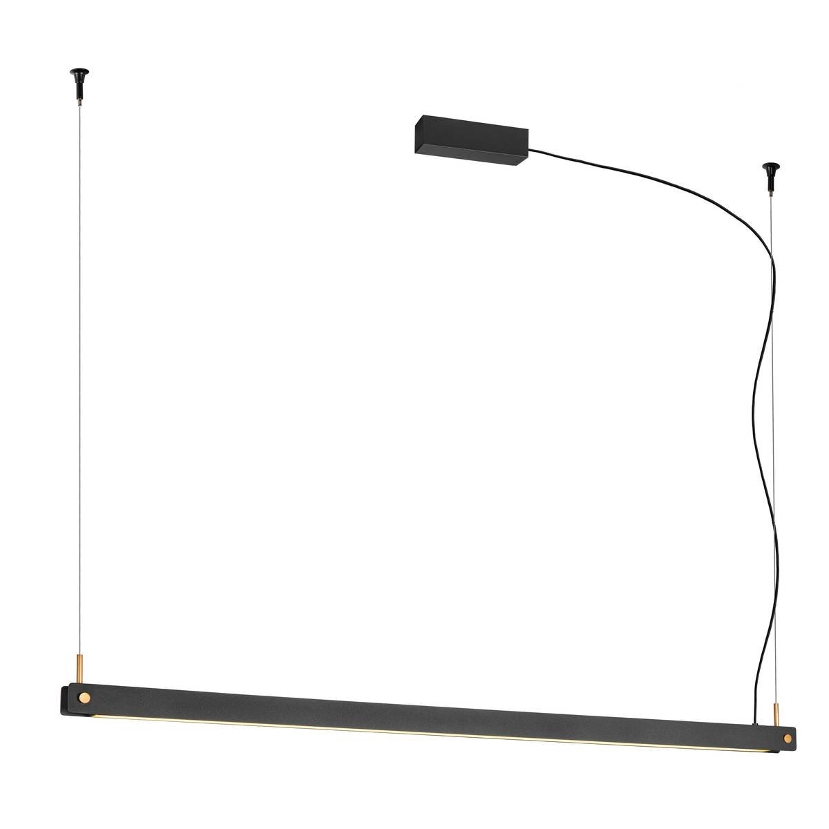 Lampe suspendue à LED Noya 120 cm noir Lampe suspendue à LED Noya 120 cm noir