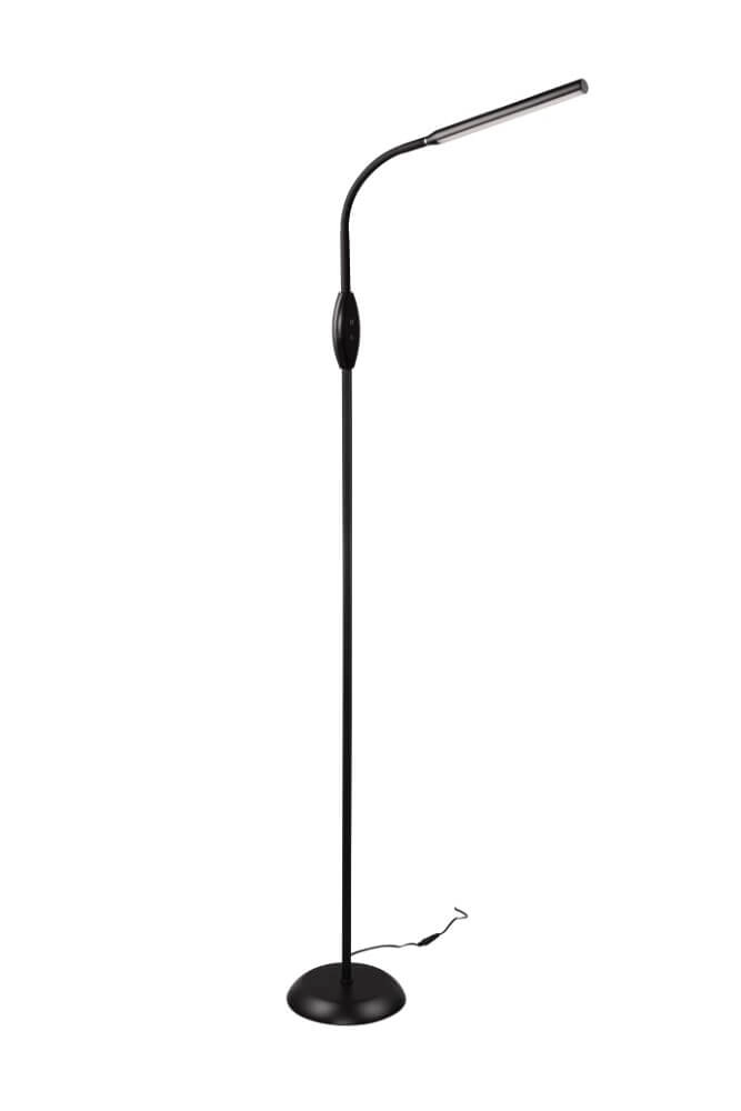 Lampe de lecture Toro noir 145cm Trio 4017807600681