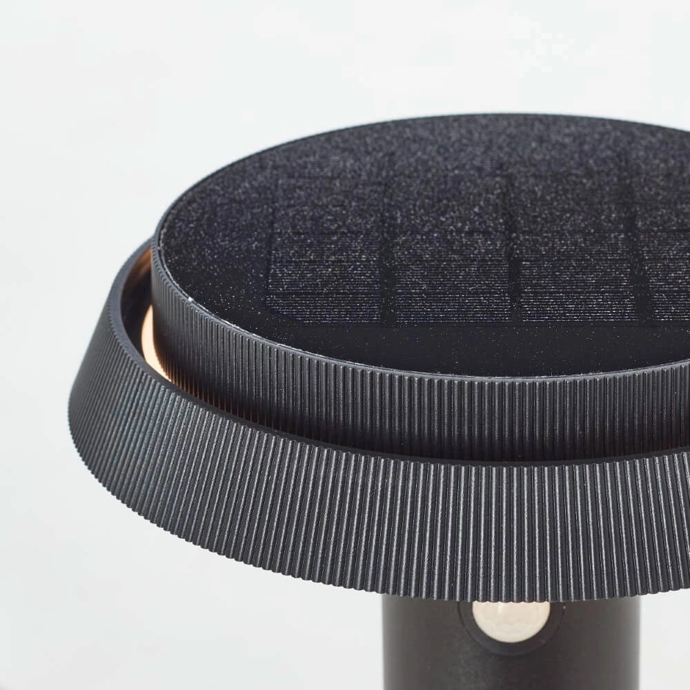 Lampe sur pied Alvero noir avec capteur Brilliant 4004353437847