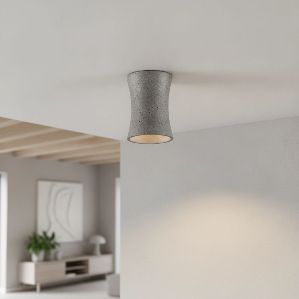 Plafonnier Pelia gris