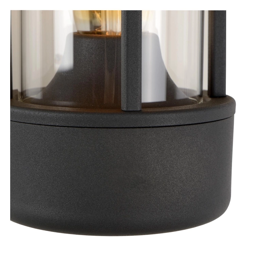 Lampe murale anthracite Lori avec capteur Lucide 5411212144300