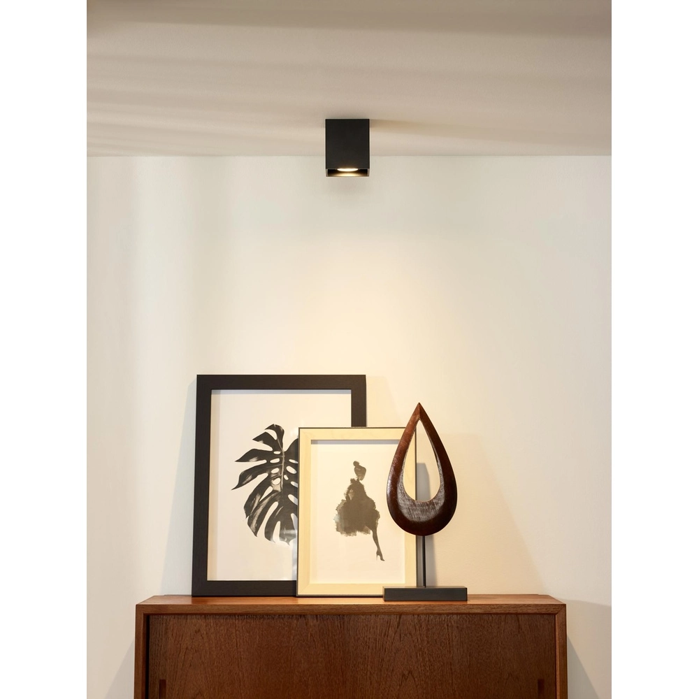 Projecteur de plafond Bodi Carré noir Lucide 5411212091567