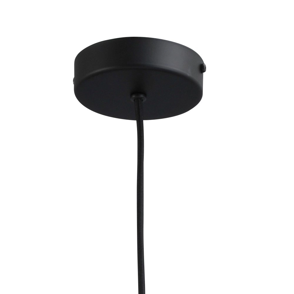 Lampe suspendue noire Bounty or avec verre cylindrique Masterlight 8718121248424