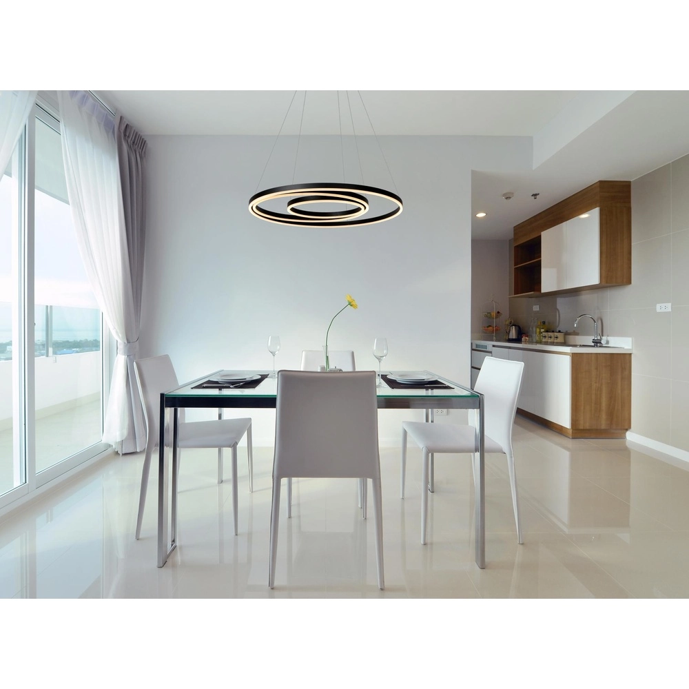 Lampe pendante moderne Triniti Noir dimmable Lucide 5411212460714