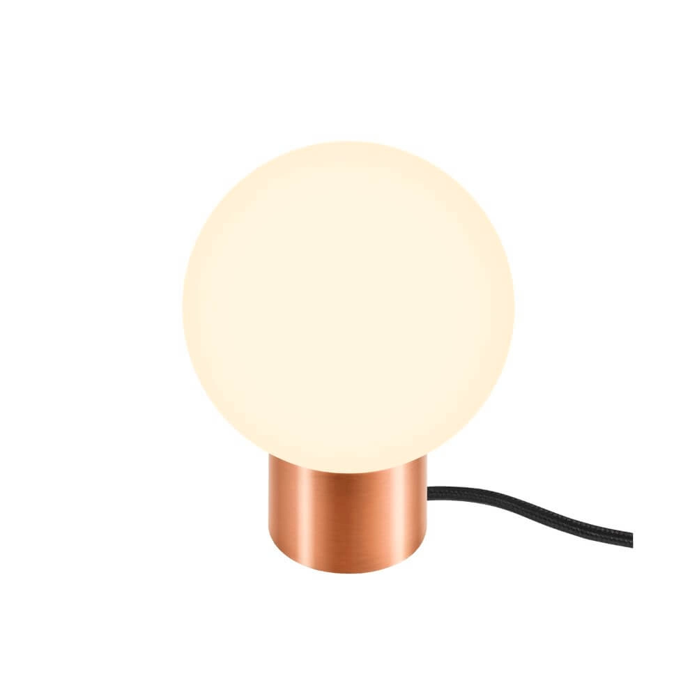 Lampe de table sphère Tiny Sun cuivre rouge - Ø 12cm Lampe de table sphère Tiny Sun cuivre rouge - Ø 12cm