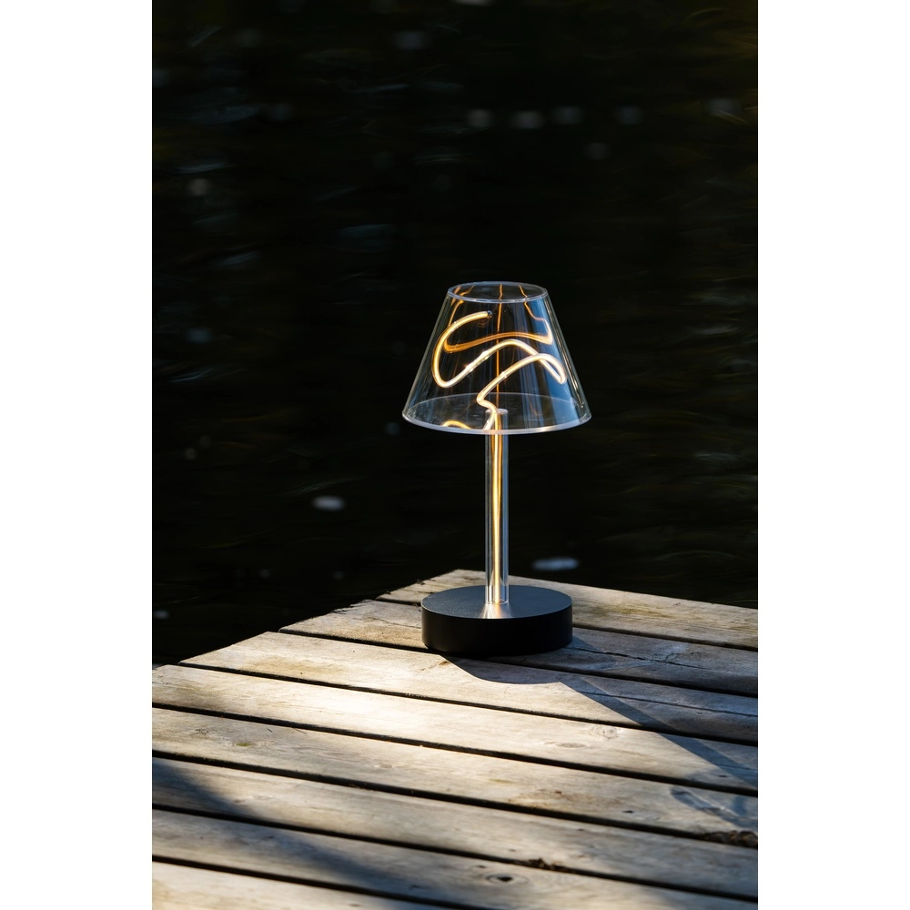 Lampe de table unique Edison Conception rechargeable KonstSmide 7318300030393