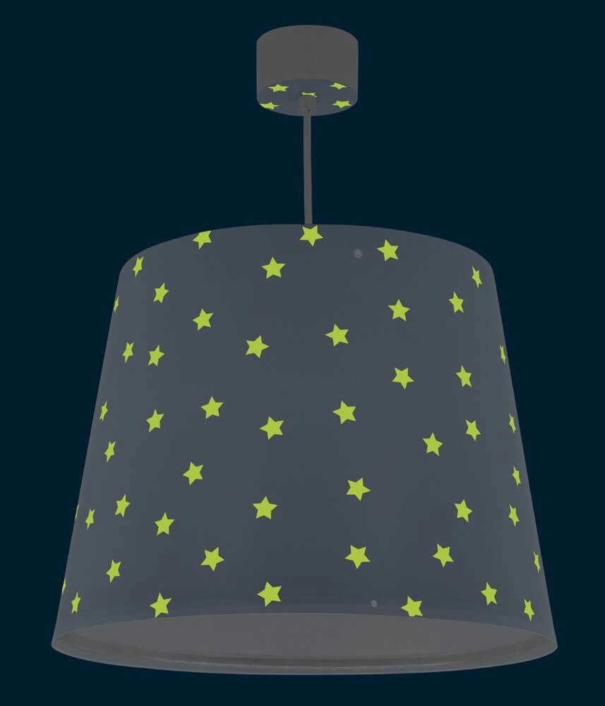 Lampe suspendue chambre d'enfant Star Light bleu doux Dalber 8420406001319